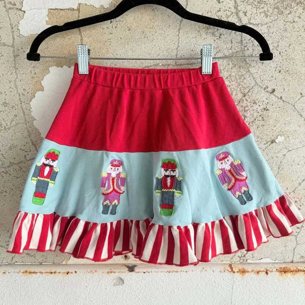 Lemon Loves Lime Nutcracker Skirt Ruffle Christmas Party Festive Holiday Girls 6